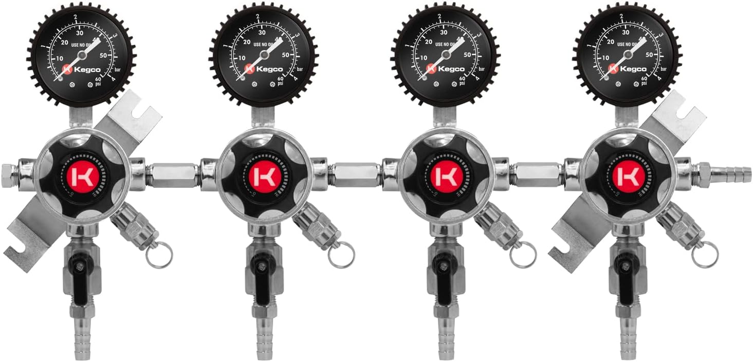 Secondary Regulator, 4 Product, Chrome