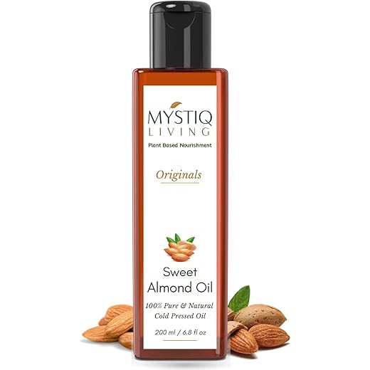 Mystiq Living Almond Oil 200ml - Badam Face Oil 200 ML