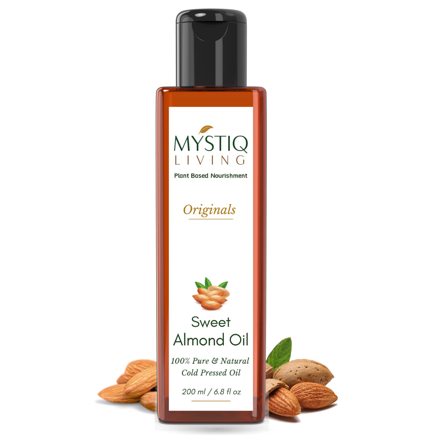 Buy Mystiq Living Sweet Almond Oil for Face, Hair, Baby Massage
