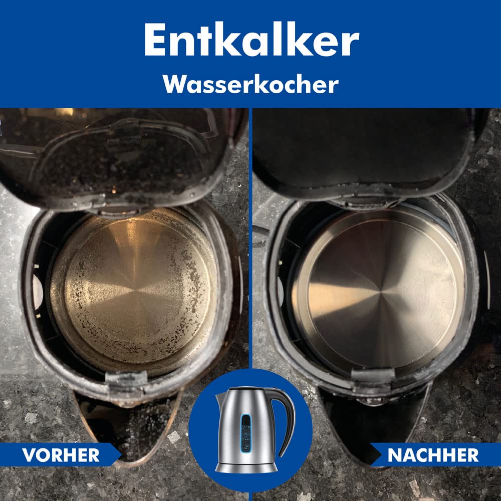 ABACUS® Entkalker, Geräteentkalker, Universal-Entkalker, Schnell-Entkalker, Entkalker Kaffeevollautomat, Entkalker Kaffeemaschine, Kalkentferner, Kalklöser, Entkalker-Konzentrat – Entkalker 4x 500 ml
