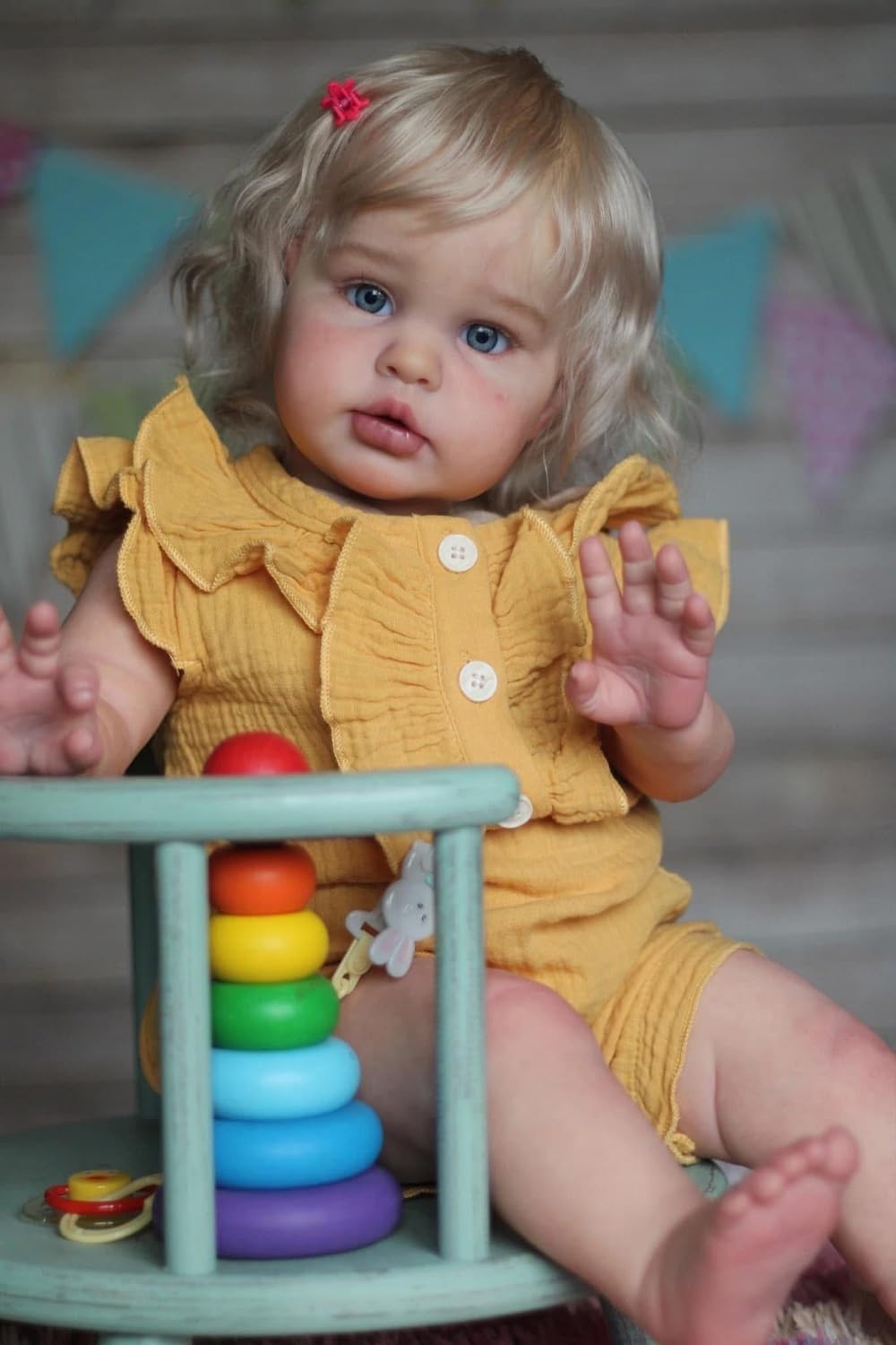 Bambole Reborn Femmina 60cm Originali Silicone Bambola Vere Maschio | 24pollici Che sembrano bambolotti realistica Toddler