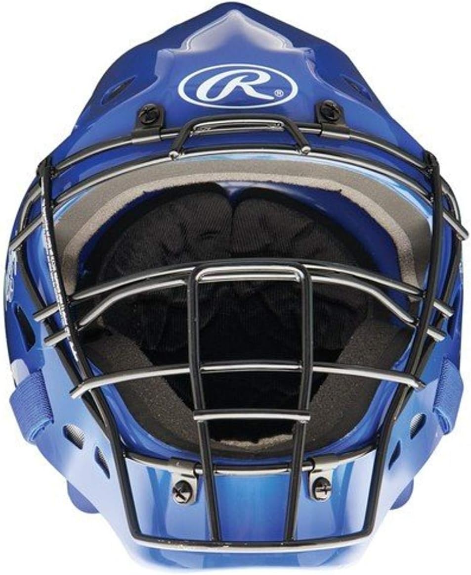 Hockey Style Design Catcher's Helmet, Royal