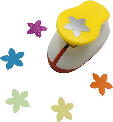 Miniatura 2 de Crafts - Juego de punzones de papel de 0.315 in, 0.591 in, 0.984 in, 3 unidades, color pétalo