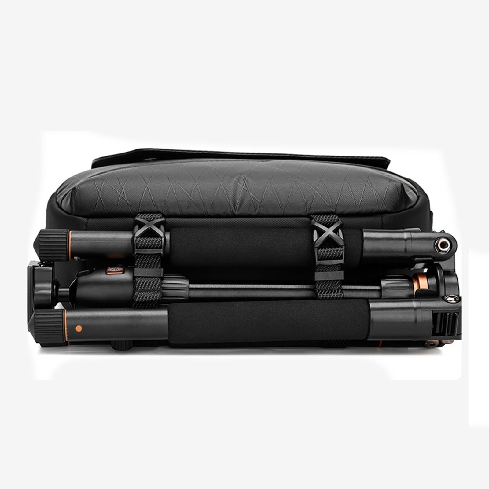 Pratica borsa a tracolla per fotocamera da uomo in poliestere con tracolla regolabile per fotografi all'aperto Design alla moda DSLR borsa a tracolla