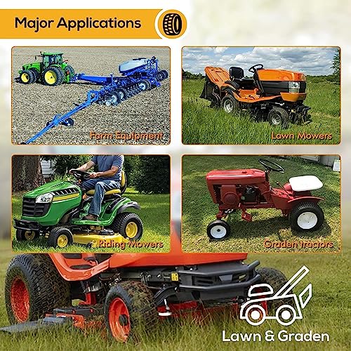 Gokart Reifen, go kart reifen 10 X 4,50-5 Reifen mit Nabe Explosionsgeschützter Rutschfeste Ersatzreifen Universal für ATV UTV Go Kart Landwirtschaftsfahrzeug