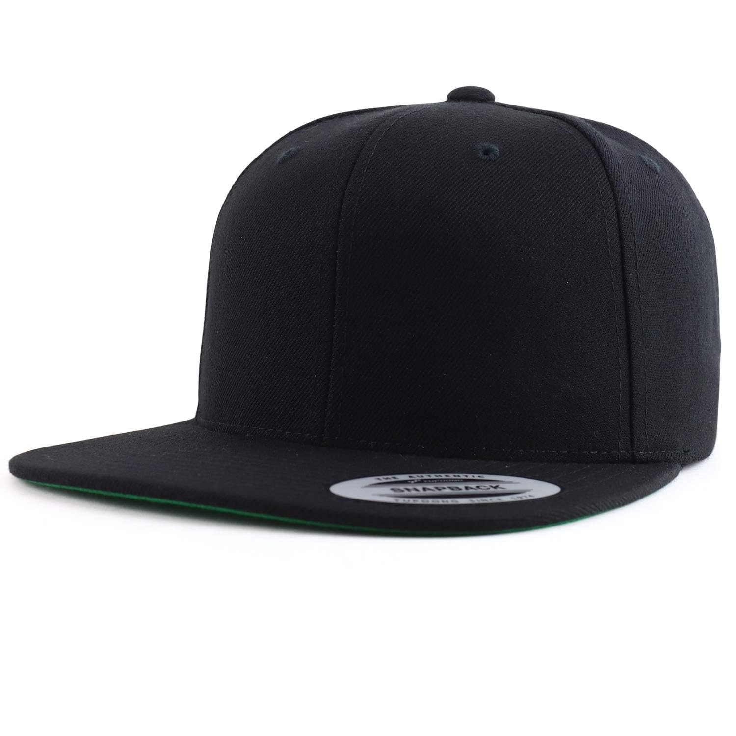 Oversize XXL Structured Blank Flatbill Snapback Cap