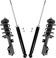 Vista 93 de Detroit Axle - Amortiguadores de muelles helicoidales RWD para Dodge Charger 2012-2020, 2012-2019 Challenger 2 Amortiguadores delanteros completos