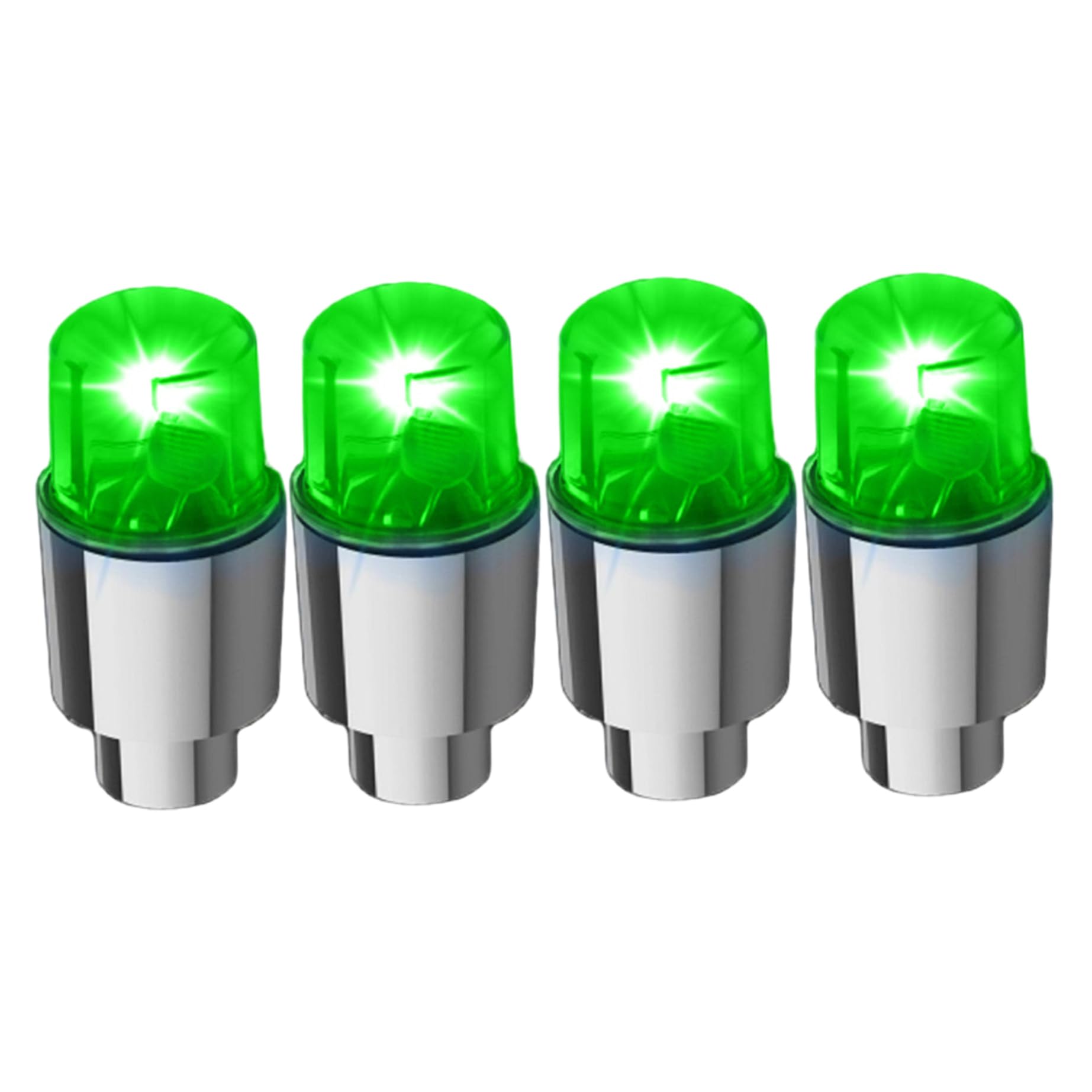 4 Luces LED Decorativas Impermeables para Rueda, de aleación, para válvula de neumático de Coche, camión, Motocicleta, Accesorios.
