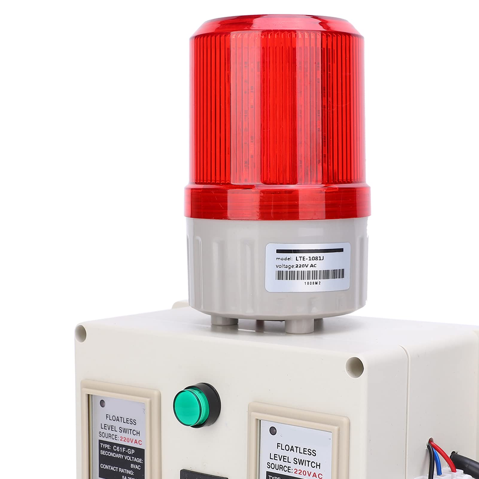 Fafeicy Allarme Livello Acqua Sensore, Monitor Serbatoio ABS con 90-105dB