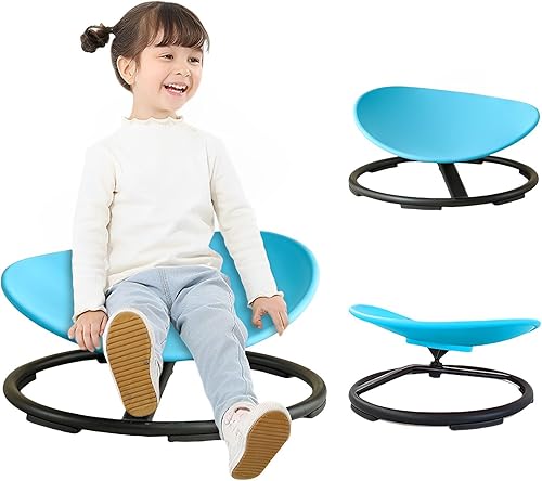 Silla giratoria para niños autistas, silla sensorial giratoria, silla giratoria para niños, coordinación corporal de entrenamiento de giro sentado,