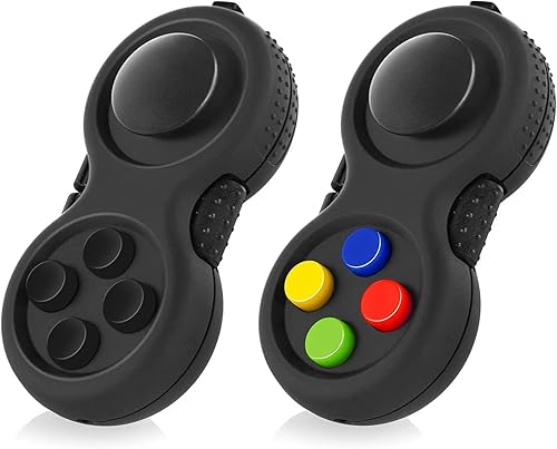 Miniatura 97 de WTYCD El Fidget Retro original: Juego de control clásico de goma Fidget Focus Toy con funciones de 8 vueltas y cordón - perfecto para aliviar