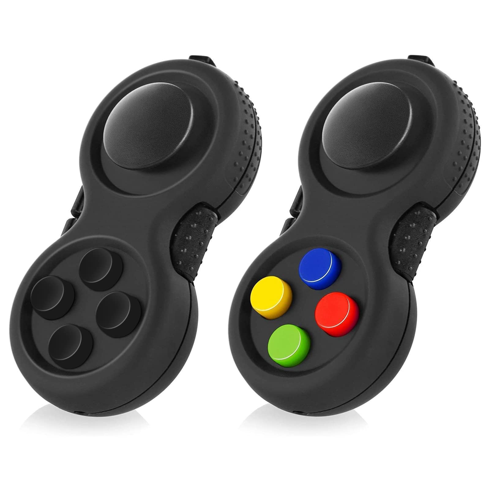 WTYCD Original Fidget Toy Game, Rubberized Classical Controller Fidget Concentration Toy with 8-Fidget Functions and Lanyard - Excellent for Relieving