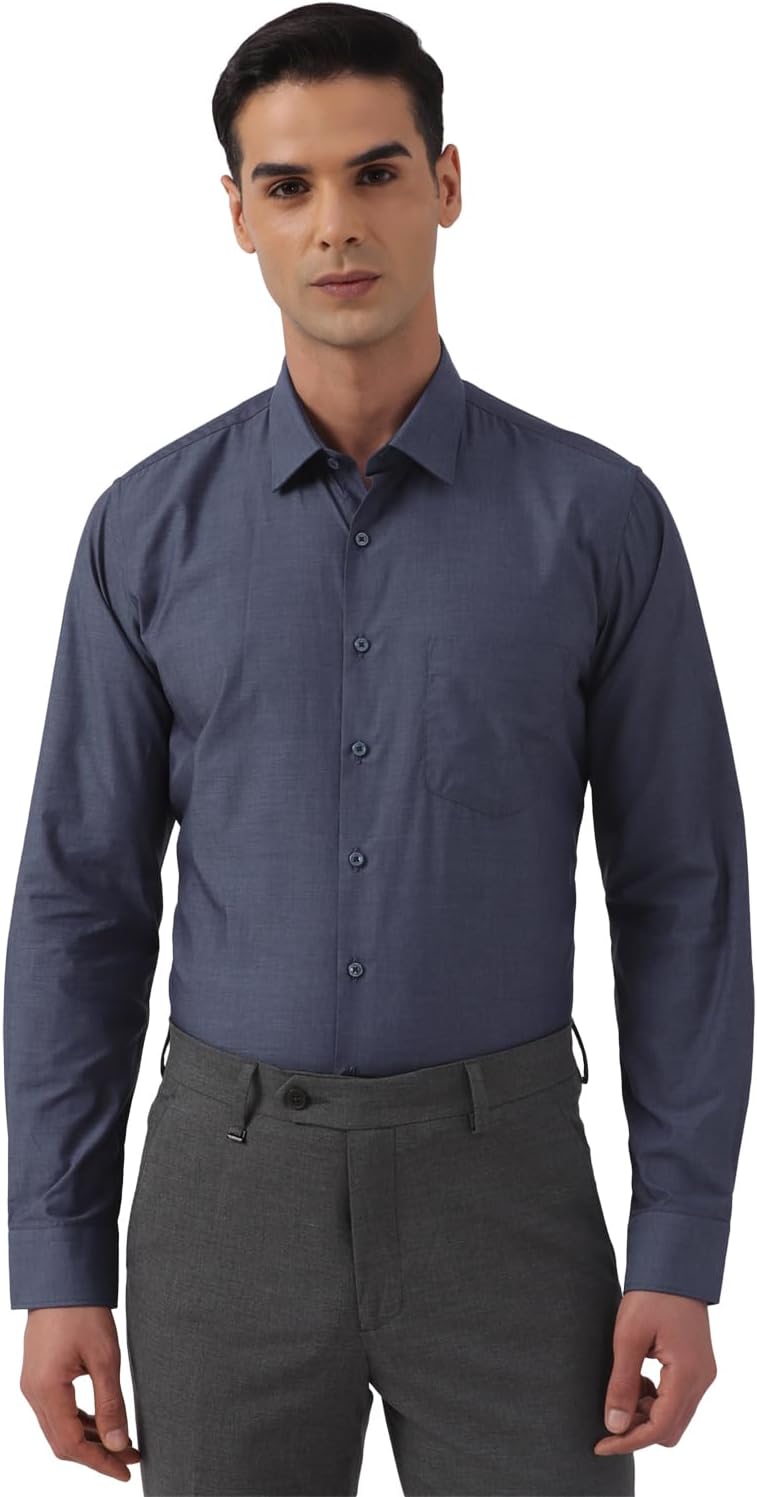 slim fit van heusen dress shirts Men's Shirt Flex Collar Stretch Solid Fashion Comment “brown” to get Short party dress This mens Van Heusen Size:AU 18