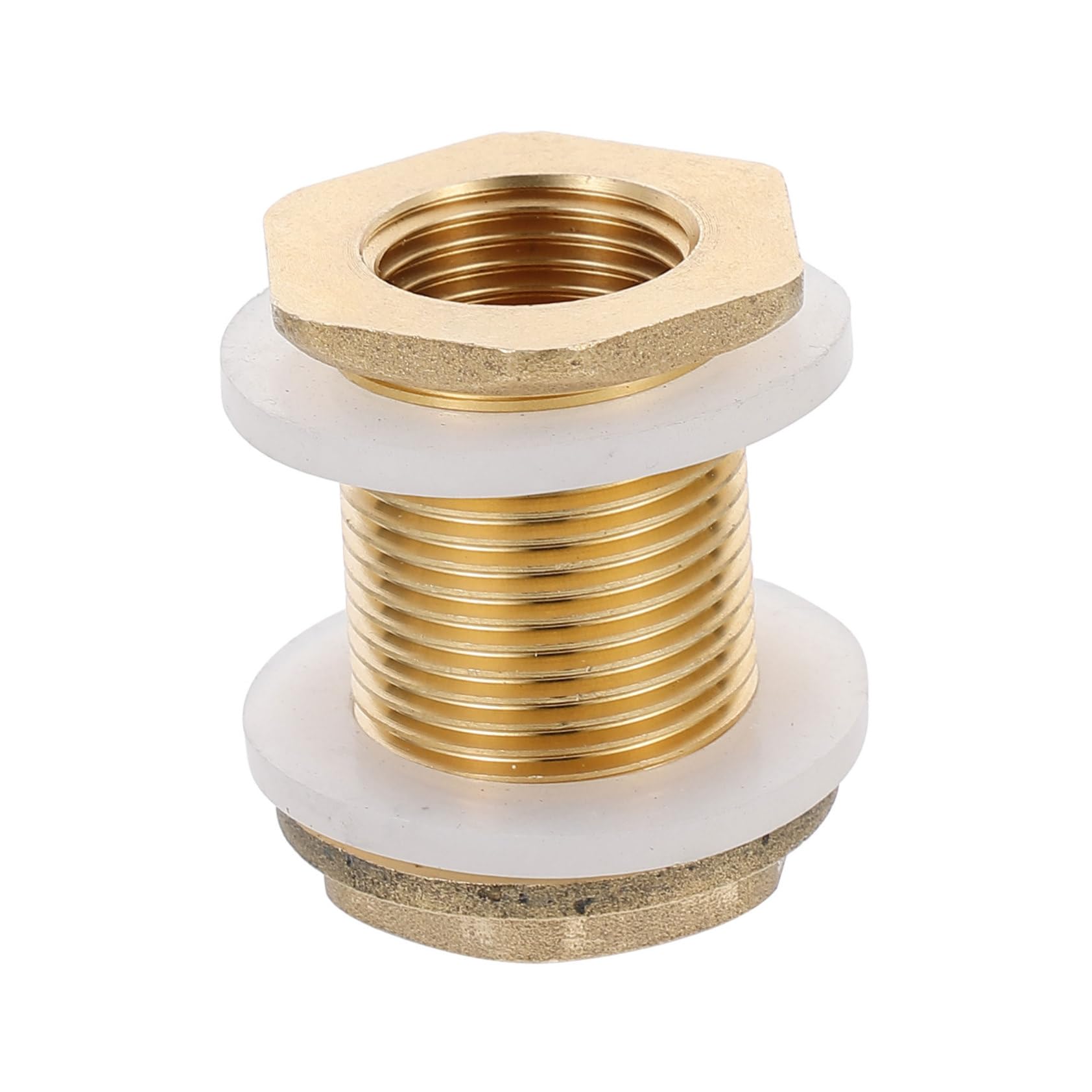 BEBEMOKO Water Tank Adapter Brass Material 3/4 Water Tank Hose Joints Durable Fitting