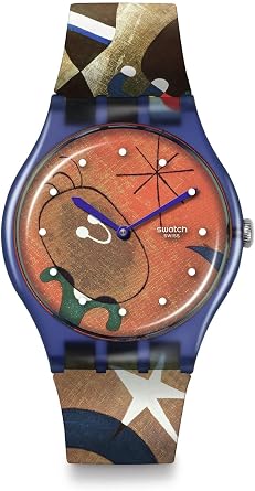 Swatch Watch MIROS WOMEN & BIRD IN THE MOONLIGHT SO29Z136 Blue