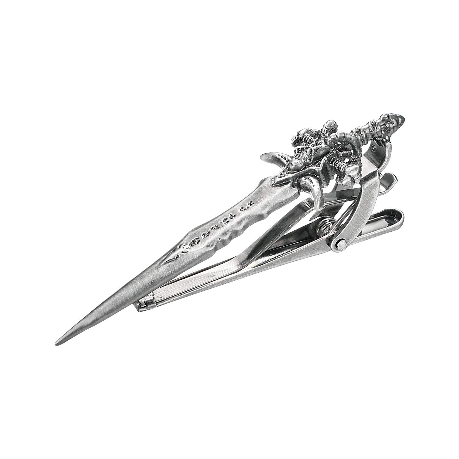 Yoursfs Personalized Sword Tie Clips For Men Cool Sword Tie Bars Funny Stainless Steel Tie Bars Accessories Jewelry
