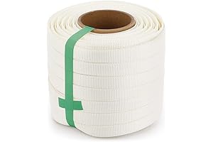 3/4" x 330' Woven Cord Strapping Roll, 2500lbs Break Strength