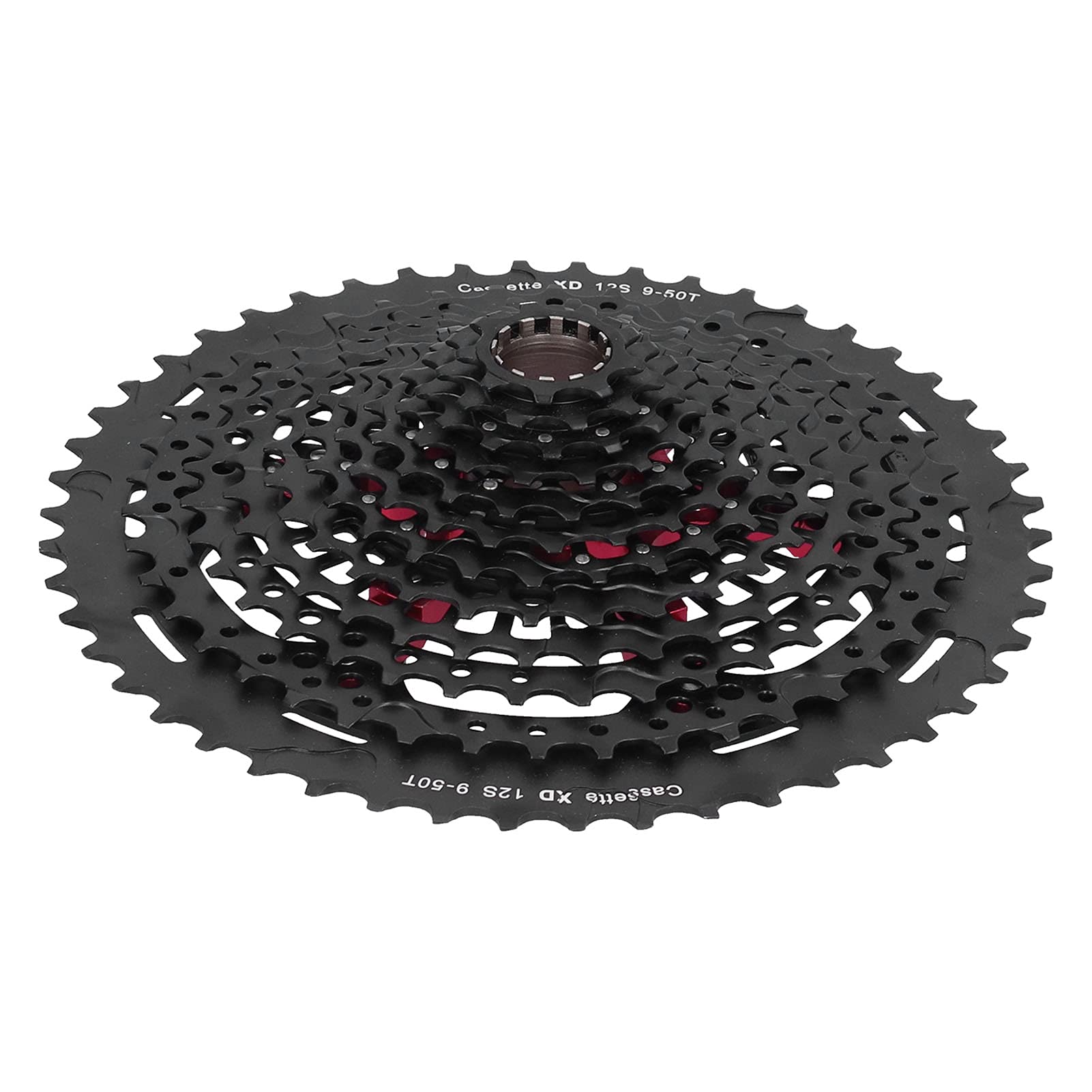aqxreight Cassette de Aleación de Aluminio para Volante de Bicicleta de 12 Velocidades, Accesorio del 9 50T Xd para Conducción Silenciosa