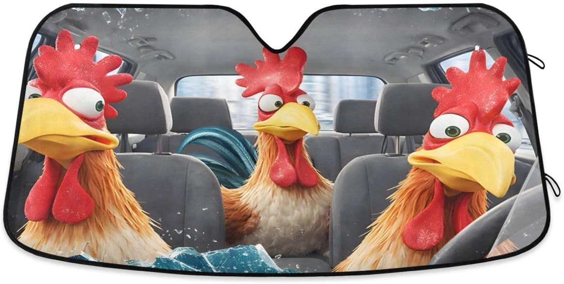 Bolaz Sunflower Car Windshield Sun Shade, Blocks Sun Visor Protector Foldable Sun Shield for Most Sizes