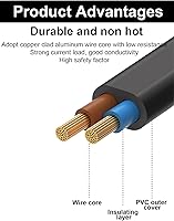 Vista 7 de Buddew Cable de alimentación: cargador de coche de 12/24 V/cargador de pared de 110 a 230 V para el hogar y la oficina, compatible con la lonchera