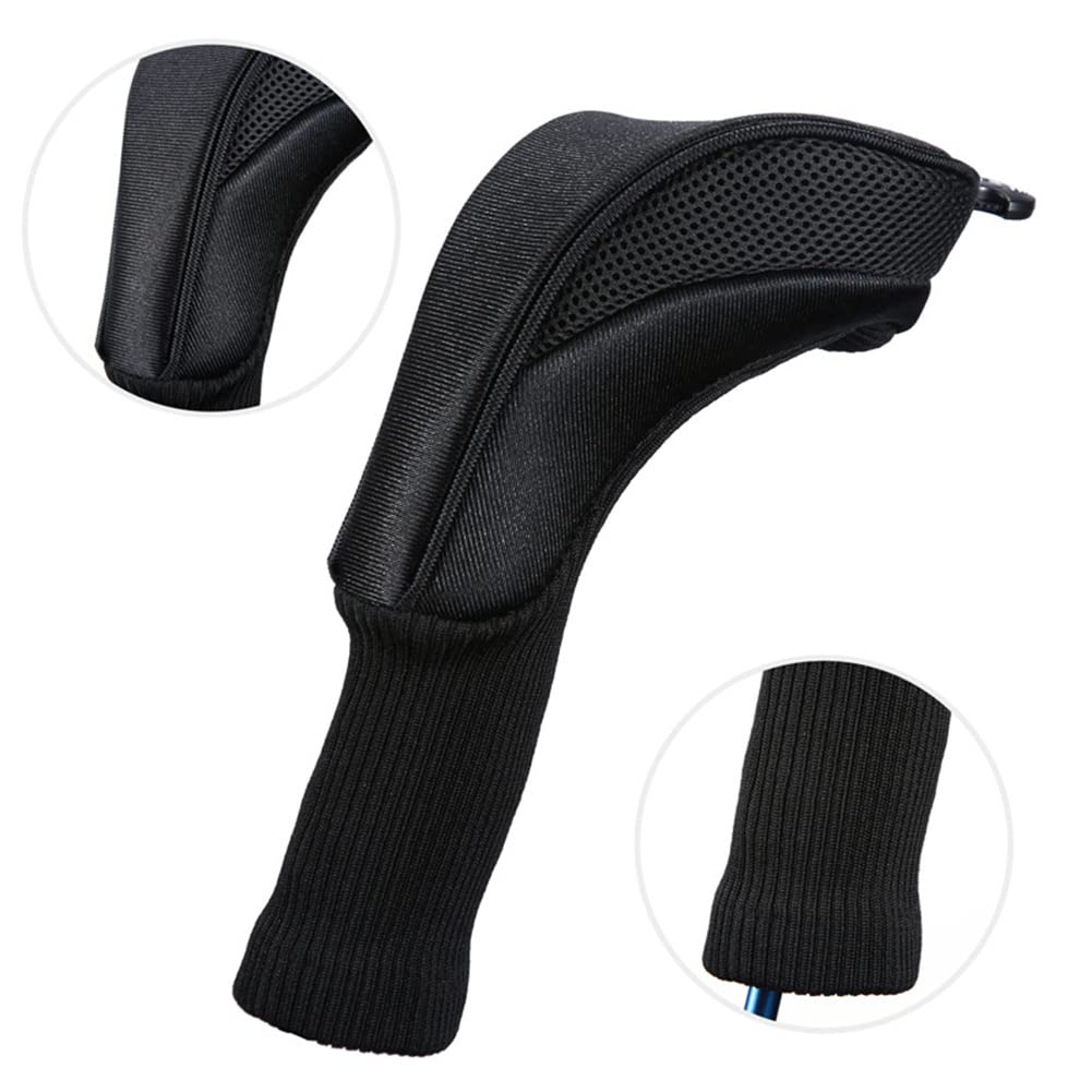 Fundas para Palos de Golf - 3 Fundas para Cabezas de Golf para Maderas de Calle de Conductor | Driver Hybrids - Accesorios de Golf de Cuello Largo para Hombres, Mujeres, niños y niñas