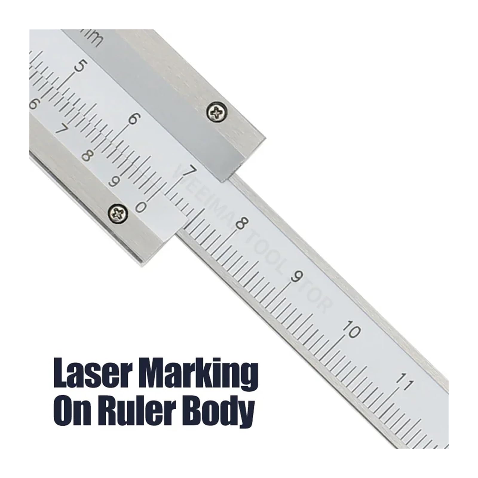 Micrómetro, Calibrador de profundidad, calibrador Vernier, calibradores metálicos, herramientas carpintería, herramienta medición calibre, medidores acero, 150 200 300mm(Depth Caliper 0-300)
