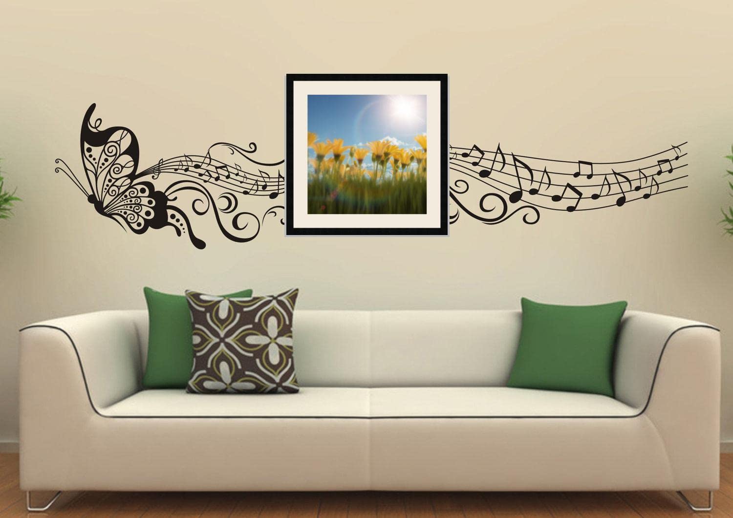 Cadres Photos pêle mêle multivues Blanc Cassé 1 Photo(s) 50x50 Passe Partout, Cadre Photo Mural 60x60 cm Noir, 3 cm de Largeur