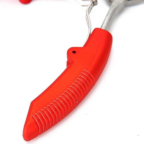 Miniatura 8 de Herramienta de pedicura Alicates de uñas, tijeras profesionales para cutículas, para uñas de los pies encarnadas gruesas (rojo)