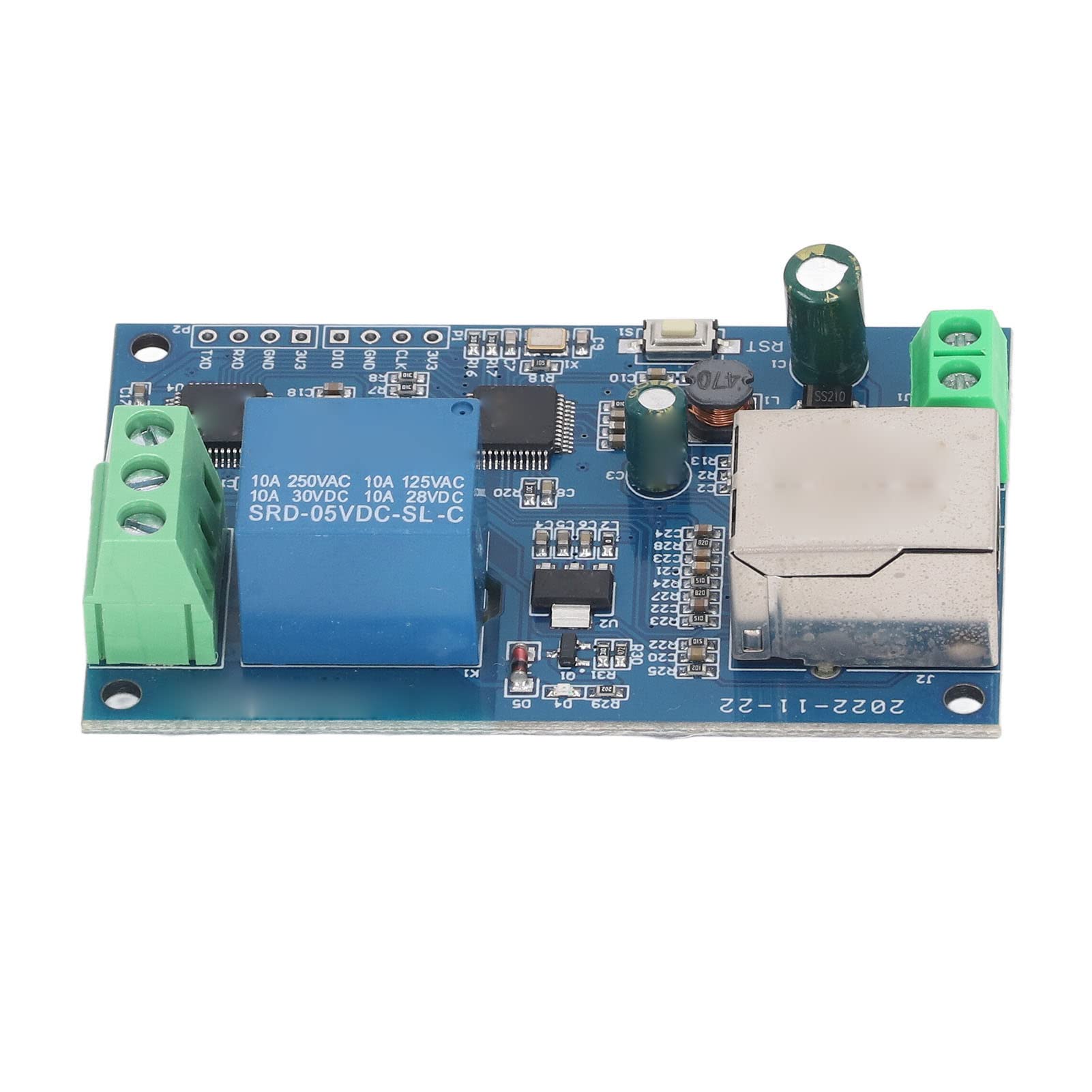 Modulo relè di Rete, Modulo relè RTU a 1 Via Modulo Controller Ethernet Modulo relè di Rete di Controllo LAN, Controllori di Processo