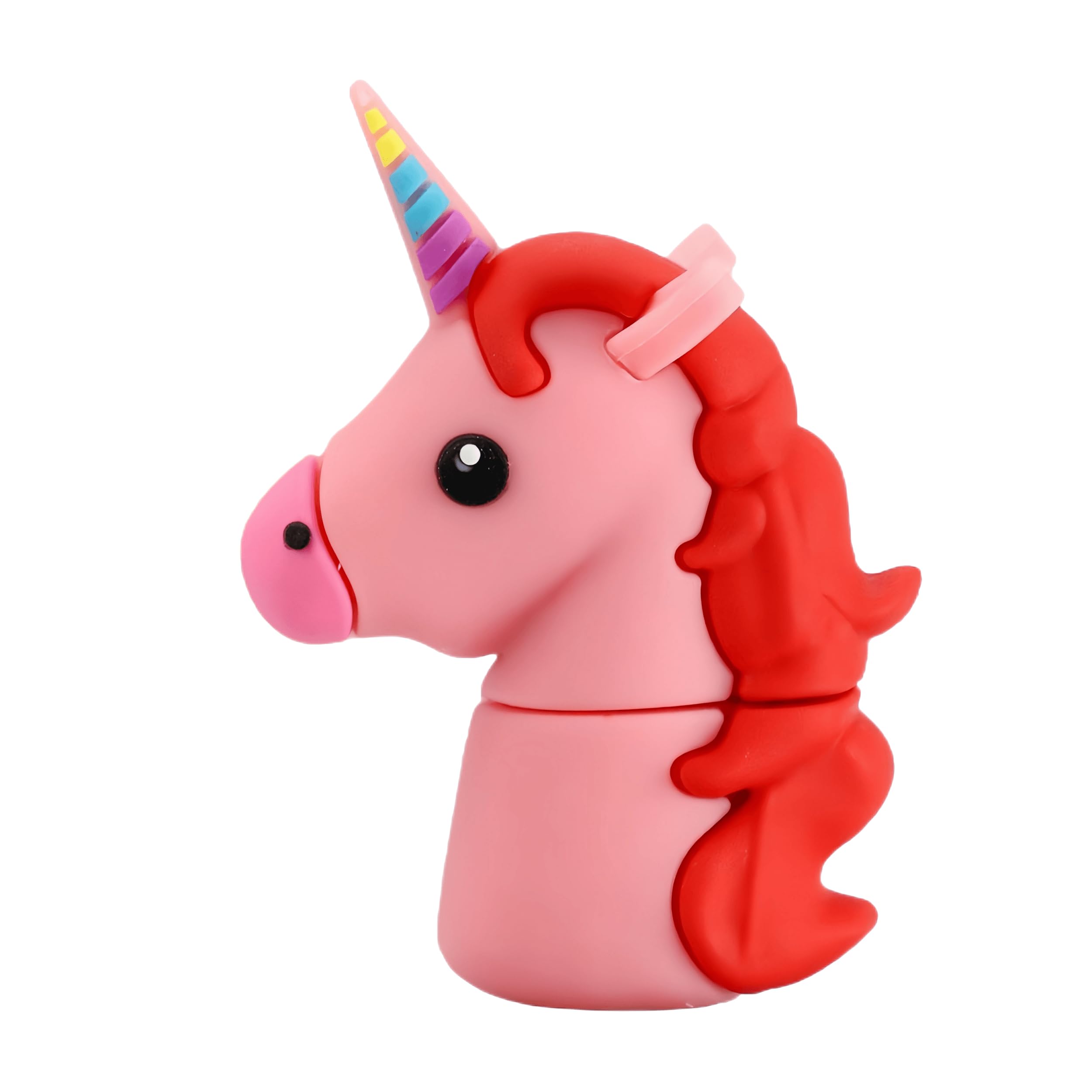 64GB Cartoon Unicorn USB Flash Drive Data Storage Cute Pendrive Novelty Animal Memory Stick