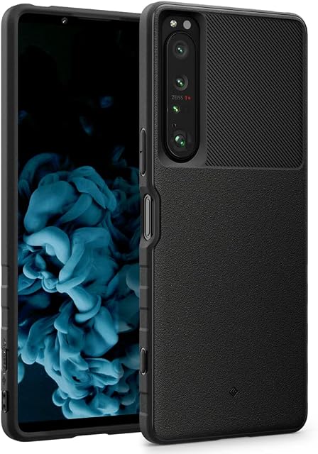 Caseology Vault Case Compatible with Sony Xperia 1 IV - Matte Black