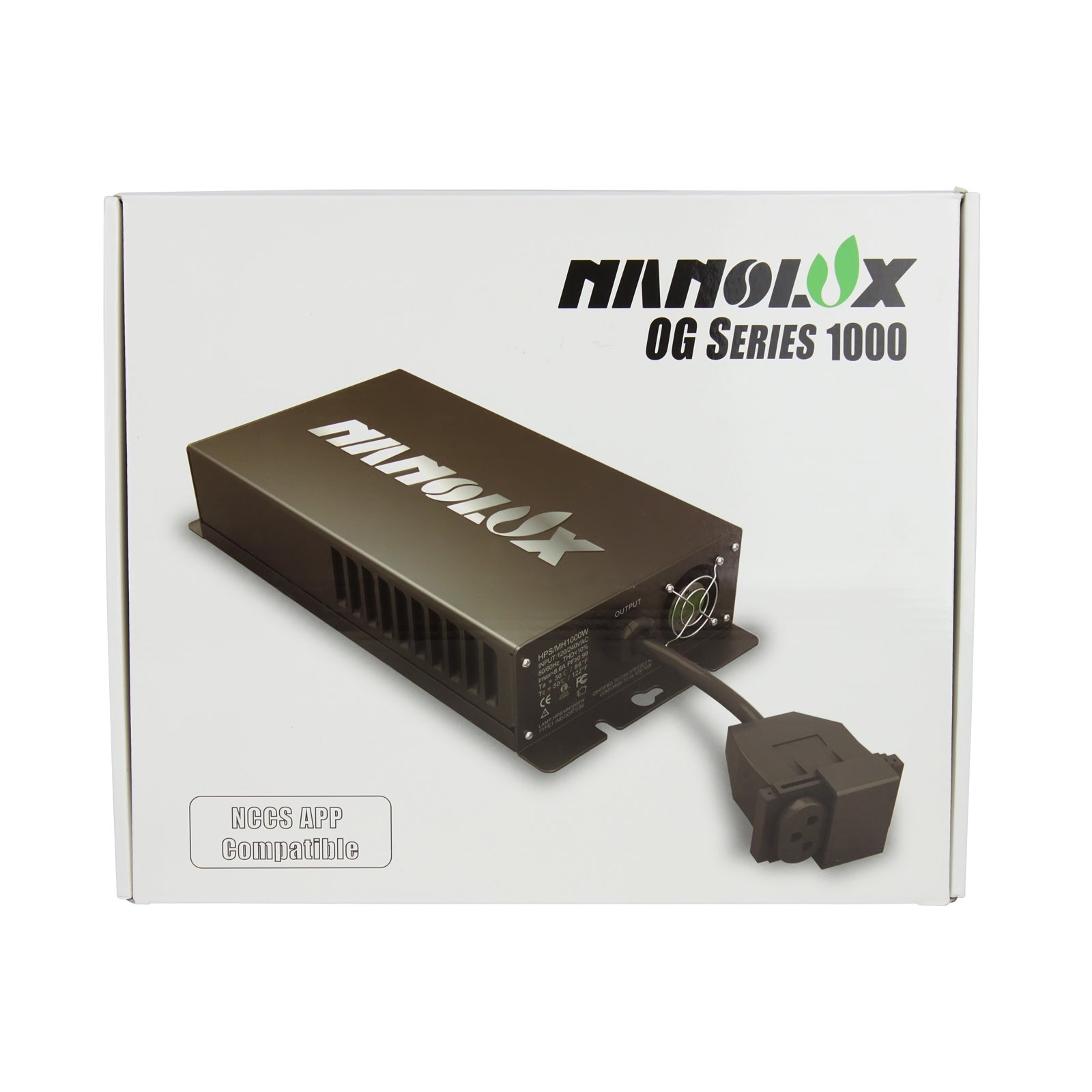 New OG - APP Series Grow Light E-Ballast 1000W Cloud Technology for HPS (High Pressure Sodium) or MH (Metal Halide) for New NCCS Mobile APP