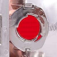 Vista 7 de Brock - Juego de luces traseras de repuesto para conductor y pasajero, borde rojo con carcasa cromada, compatible con cargador de camioneta