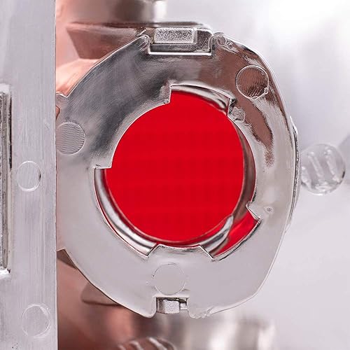 Miniatura 7 de Brock - Juego de luces traseras de repuesto para conductor y pasajero, borde rojo con carcasa cromada, compatible con cargador de camioneta