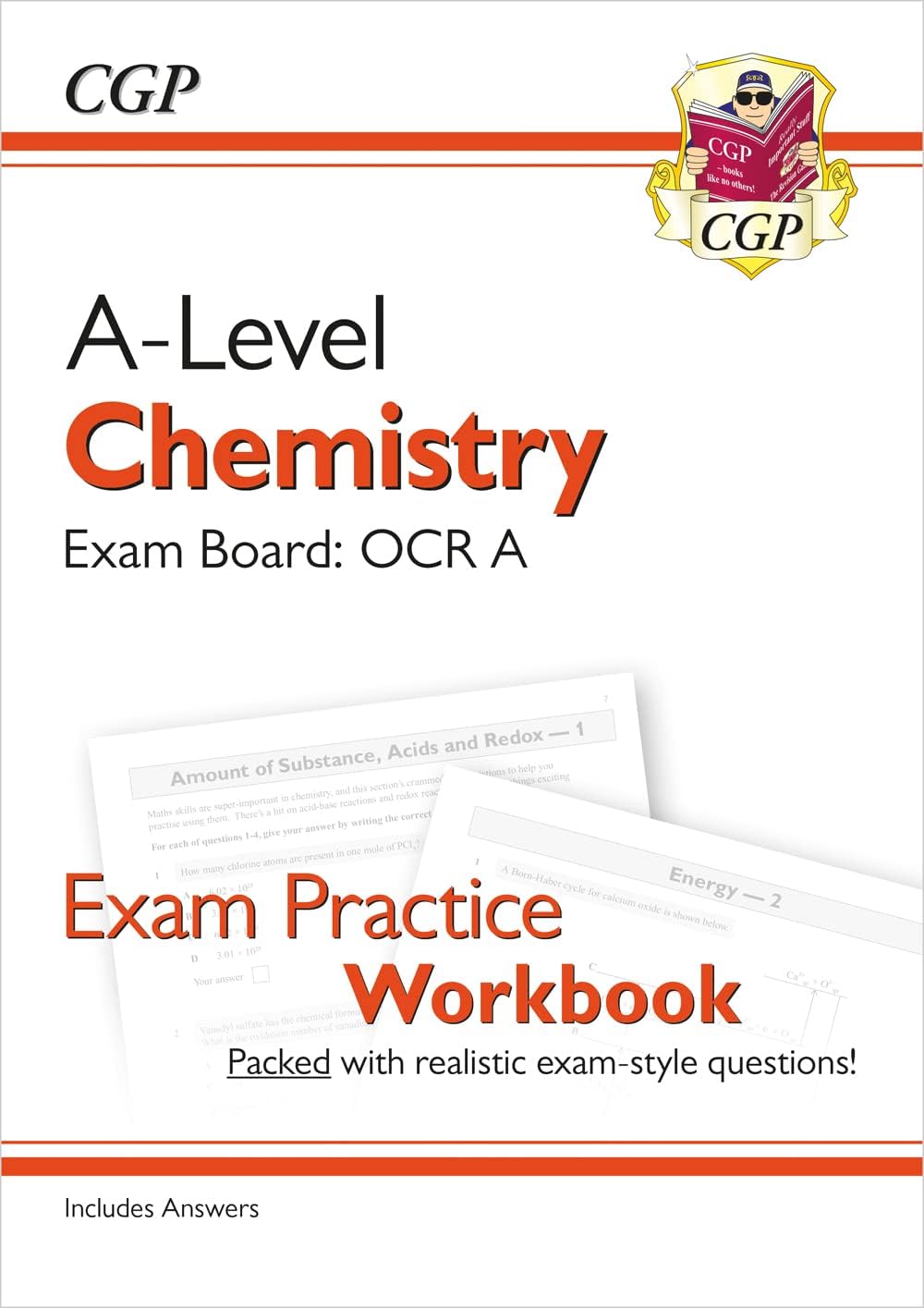 A-Level Chemistry: OCR A Year 1 & 2 Exam Practice Workbook - includes Answers: for the 2026 and 2027 exams (CGP OCR A A-Level Chemistry)