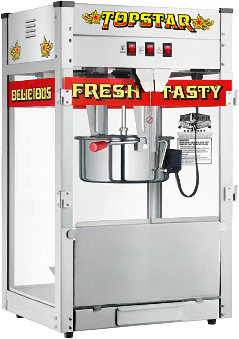 Flash Deals - 60% OFF 6208 Great Northern TopStar Commercial Quality Bar Style Popcorn Popper Machine, 12oz Featured Product 6208 Great Northern TopStar Commercial Quality Bar Style Popcorn Popper Machine, 12oz