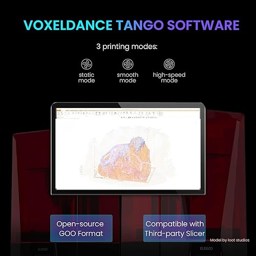 Miniatura 7 de ELEGOO Saturn 3 MSLA - Impresora 3D de resina de escritorio con pantalla LCD monocromática de 12K de 10 pulgadas, rebanadora de tango Voxeldance,