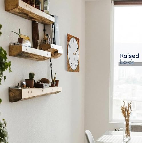 Miniatura 4 de 3dRose Reloj de pared silencioso  10 pulgadas  Reloj Urdu con números urdu  Arte paquistaní indio vintage  Diseños árabes