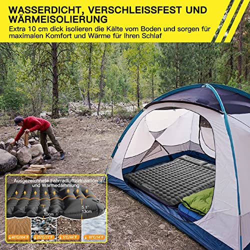 Doppel-Isomatte Hoyocampgo für Camping und Outdoor-Aktivitäten