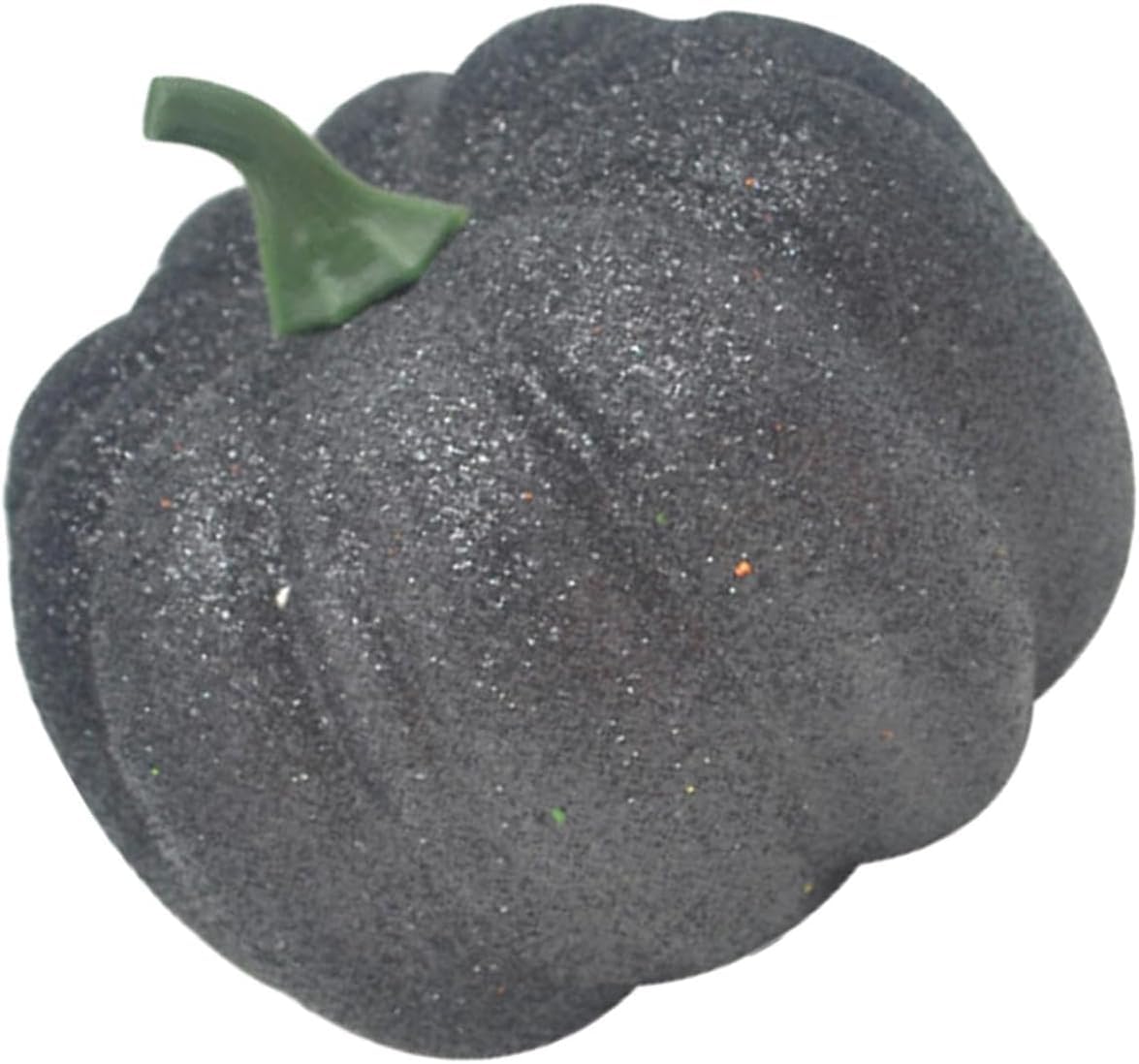 Garkria Artificial Pumpkin Simulation Pumpkin Pumpkin Figurine Foam Pumpkin Ornament for Thanksgiving Halloween Home Decor - Black