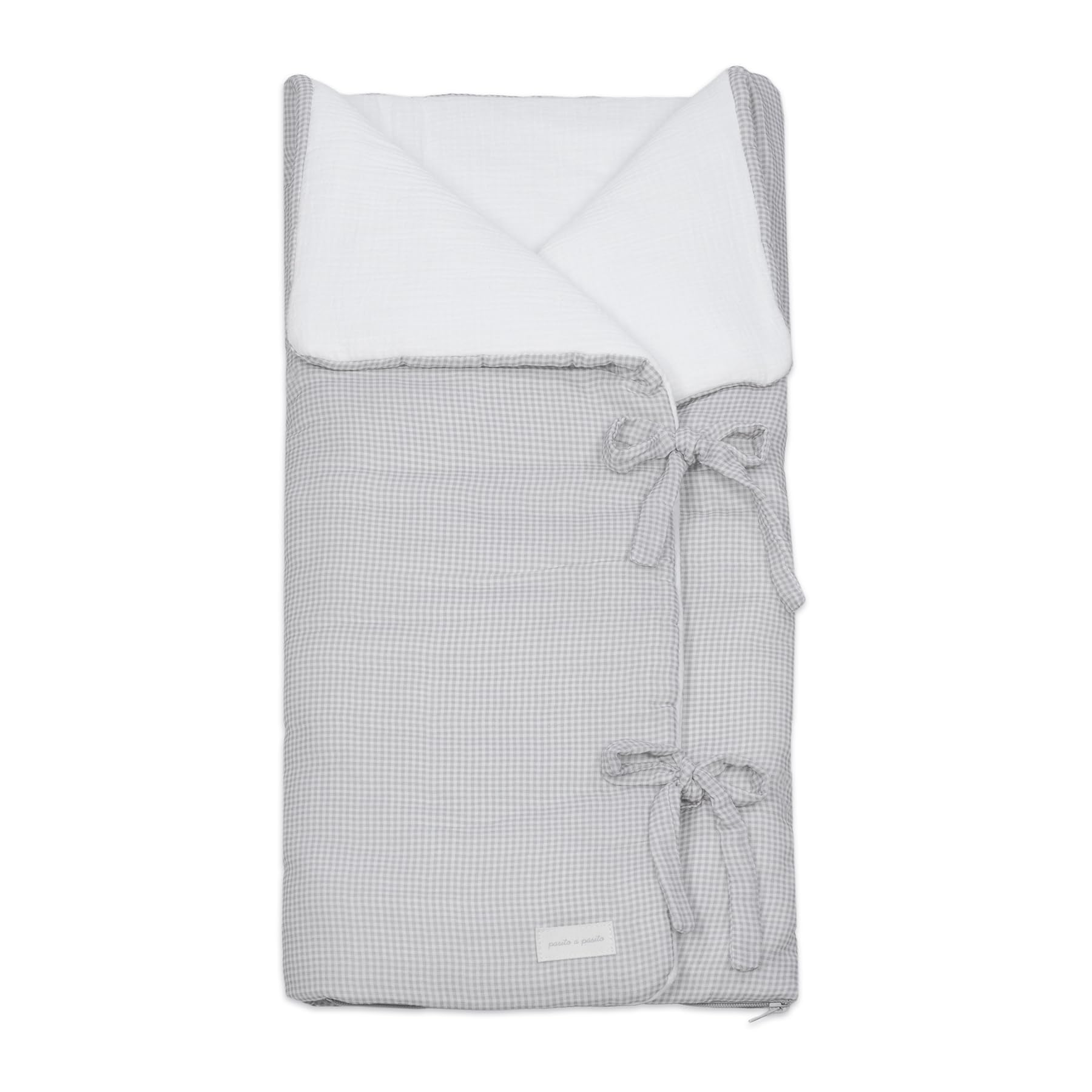 Pasito a Pasito ARRULLO/Manta Little Bloom Vichy Gris TOG 2,5