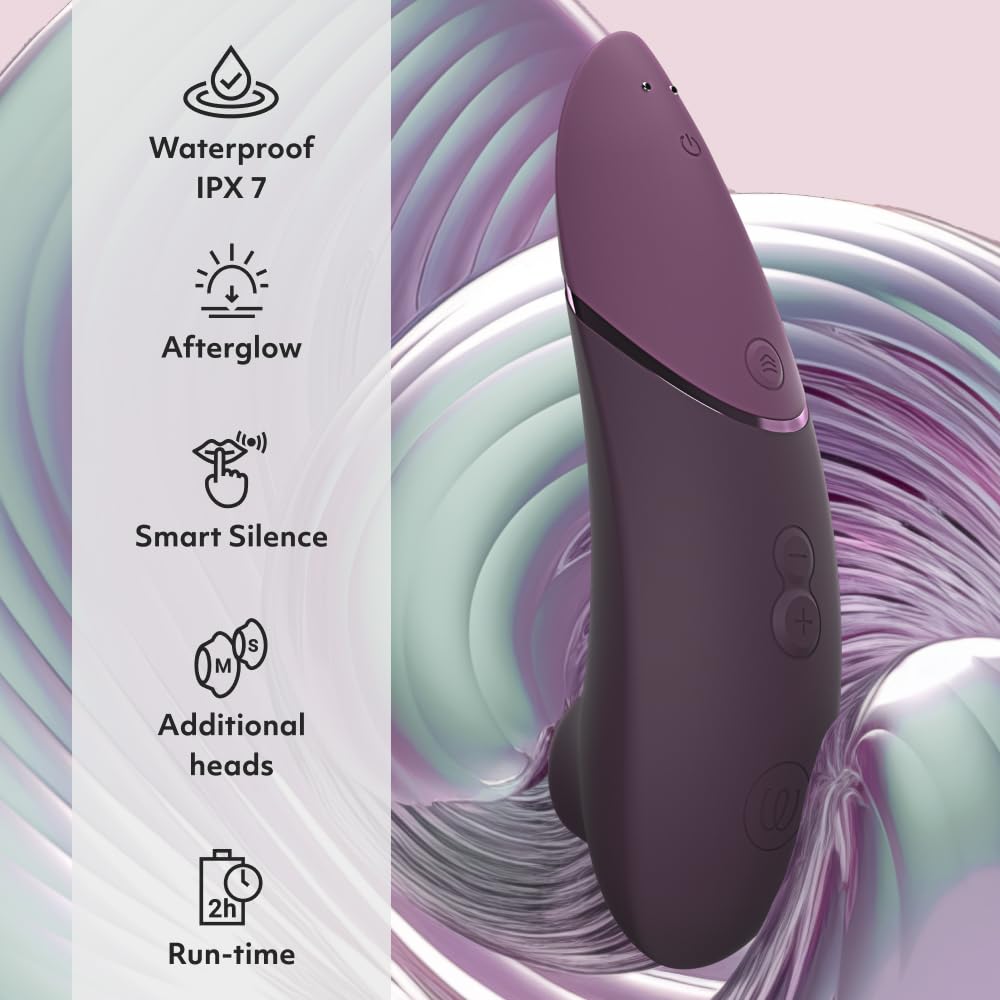 Womanizer Next Stimolatore per Clitoride 3D Pleasure Air – Vibratore Risucchio per Donna e Coppie – Sex Toy con 14 Modelli di Vibrazione – Impermeabile – Ricaricabile | Viola