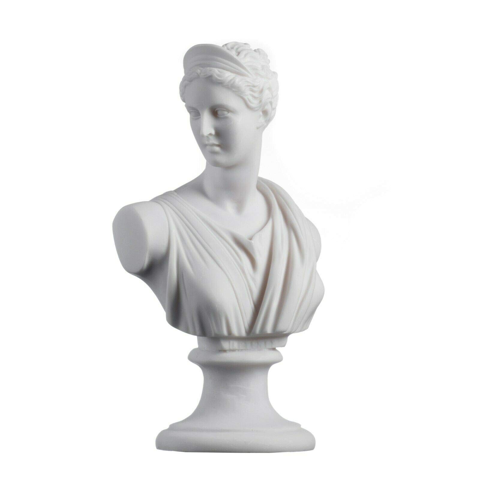 BeautifulGreekStatues Artemis Diana - Estatua griega de la naturaleza de la luna y la diosa de 8.66 pulgadas