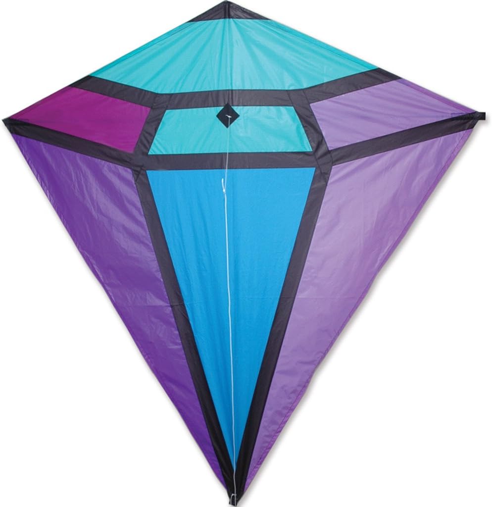 Premier 15509 65-Inch Diamond Kite with Fiberglass Unless Specified Frame, Neon