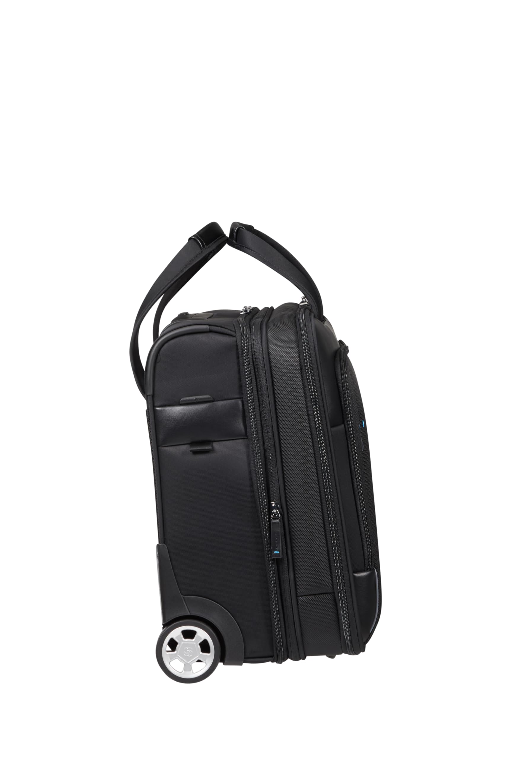 Samsonite Spectrolite 3.0 - Laptoptasche mit Rollen 17.3" mit Smarte Funktionen, Praktische Innenaufteilung, Business Trolley - 37.5/42.5L - Schwarz (Black)