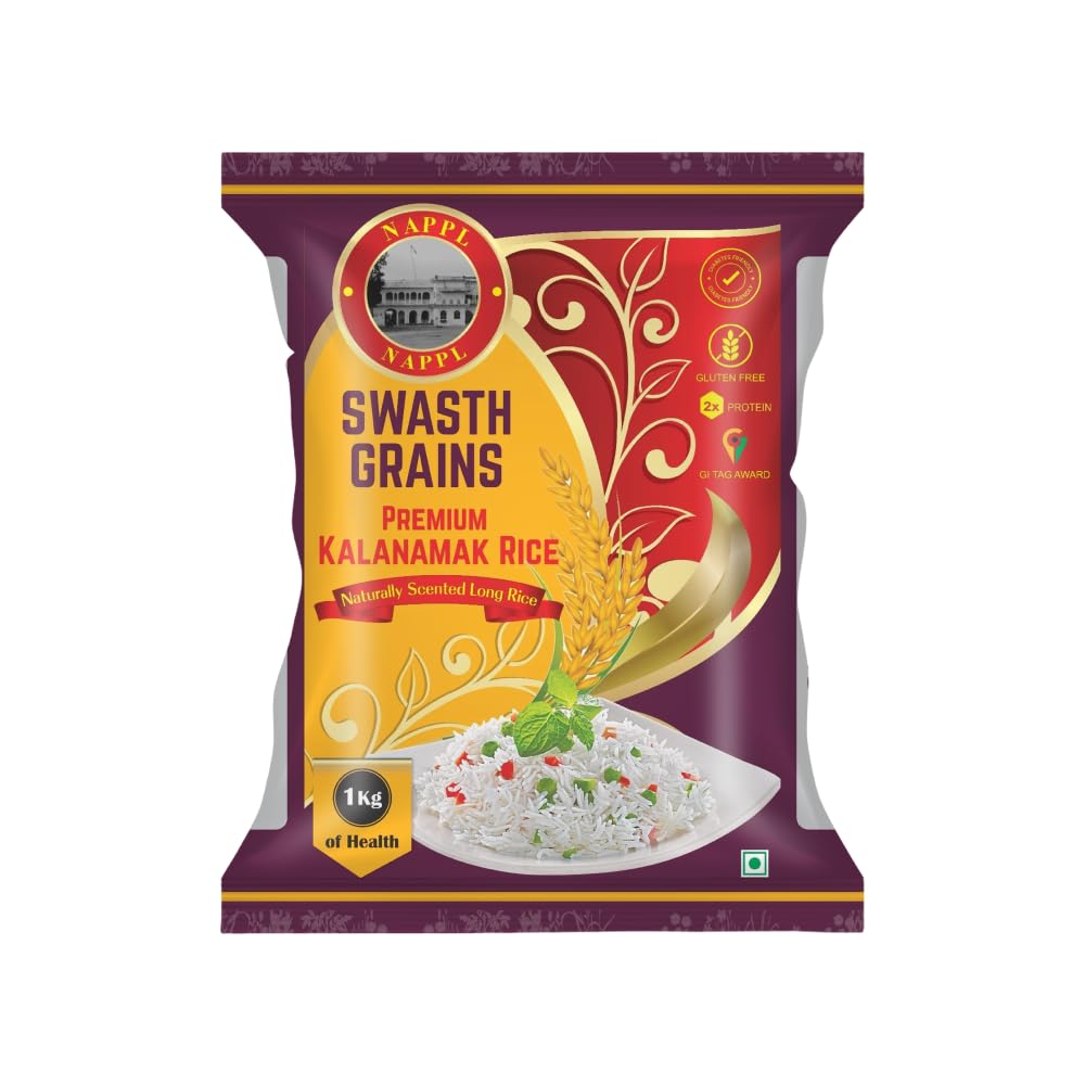Sponsored Ad - Swasth Grains Kalanamak Rice 3KG| Siddharthnagar