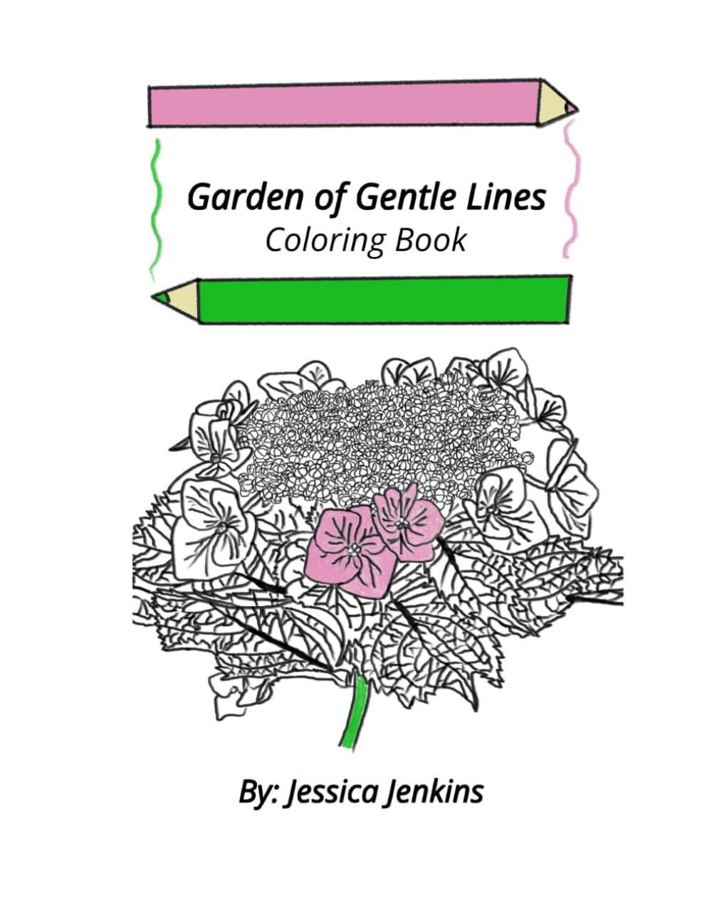 Garden of Gentle Lines: Coloring Book