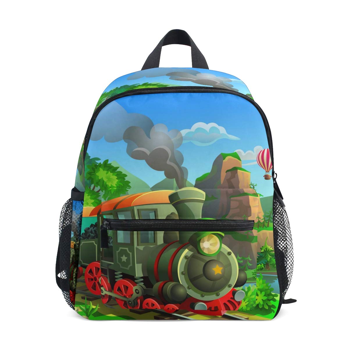 Auuxva Boys Train 4 Kids Backpack Funny Train School Bag Kindergarten Toddler Preschool Backpack For Girls Children