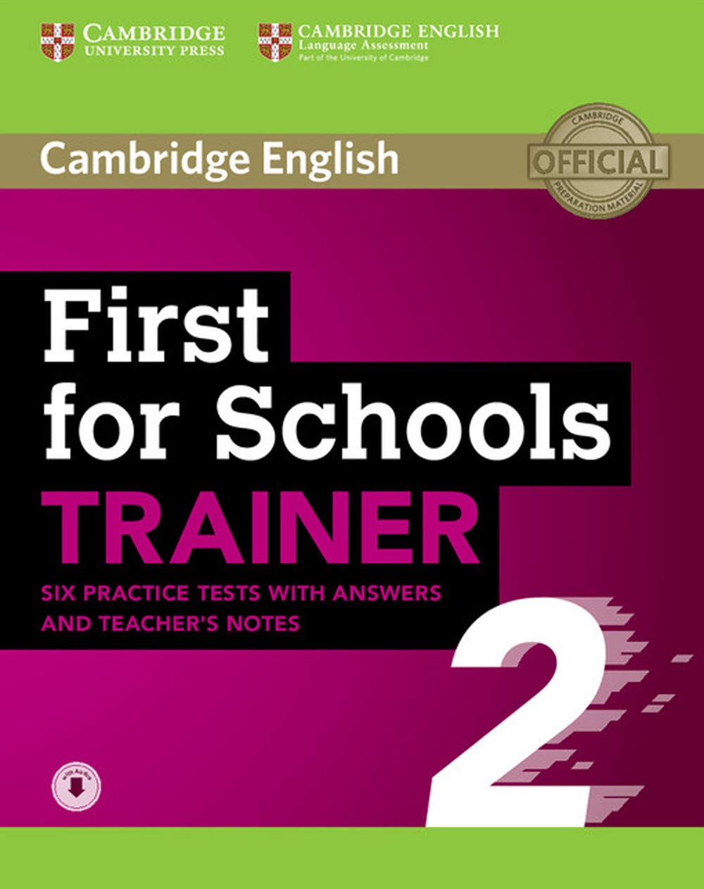 Buy First for Schools Trainer 2 6 Practice Tests with Answers and Teacher's Notes with Audio — BookShops.in