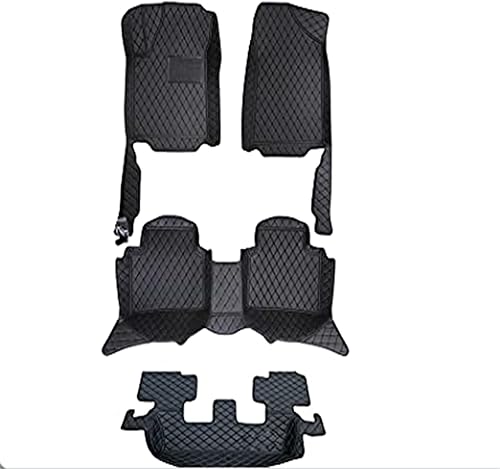 Miniatura 6 de ZGGUOGANG Tapetes personalizados para automóvil, compatibles con todos los modelos, de cuero, cobertura completa, impermeable, marrón oscuro